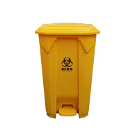 100升医疗垃圾桶脚踏式桶 医疗废弃物专用回收箱