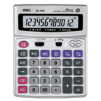 得力1531语音计算器(银)(台) YC