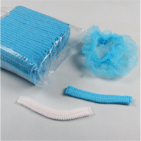 企购优品 一次性无纺布帽子厨师帽工作帽子