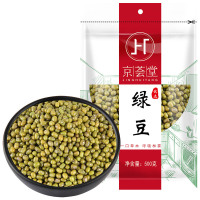 京荟堂绿豆 500g 绿豆汤 绿豆粥 五谷杂粮 粗粮 粥伴侣 八宝粥腊八粥原料杂粮粥