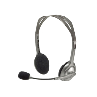 罗技(Logitech) H111头戴式耳 机(带麦克风话筒 电脑办公教育培训学习 )