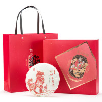 春逸茗茶 福鼎老白茶 寿眉茶叶老白茶旺旺来财礼盒装350g