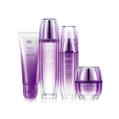 伊贝诗 (RIBECS)臻颜御龄洁水乳霜四件套护肤品套装抗皱修护提拉紧致淡化细纹化法令纹额纹