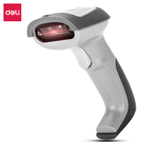 得力deli 14880 条码扫描枪扫码枪场扫描器 有线USB即插即用