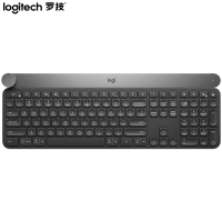 罗技（Logitech）Craft 键盘 无线蓝牙键盘 办公键盘 超薄 优联 深灰色 旗舰款