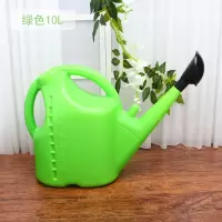 大号10升L塑料长嘴洒水壶塑料盆栽浇花喷壶 喷水壶淋花器园艺工具 10L 洒水壶 绿色