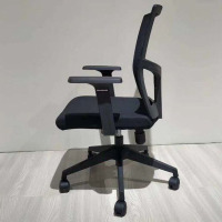 定制家具-员工桌椅子-黑色