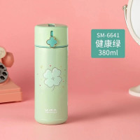 清水(SHIMIZU)四叶草不锈钢保温杯 SM-6641/380ML