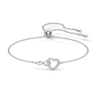 [直营]王一博同款系列 SWAROVSKI施华洛世奇INFINITY HEART女士人造水晶手链送恋人