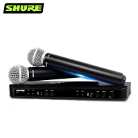 SHURE 舒尔 BLX288/SM58无线麦克风演出话筒舞台会议演出主持家用KTV麦克风一拖一