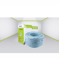 闽兰之星 超五类网线纯铜高速电脑网络双绞线8芯无氧铜305米/箱,非屏蔽网线 单位:箱