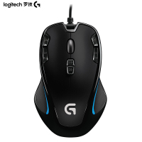 罗技(Logitech)G300s 可编程USB宏 光电LOL有线 鼠标 黑色