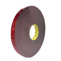 3M5608A-GFVHB双面胶强力双面胶带汽车双面胶强力PE泡棉双面胶宽10毫米长33米0.8毫米厚