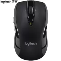 罗技(Logitech)M546(M545) 鼠标 无线鼠标 办公鼠标 对称鼠标 优联 双轴滚轮 黑色 自营 带无线2.