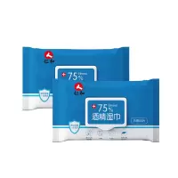 仁和 75%酒精湿巾50片*2盒 一次性擦手杀菌消毒便携式50片消纸巾 其它医用辅料
