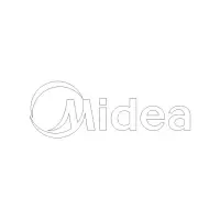 美的Midea英文组合标 白色精品发光字 百和仕
