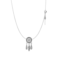 Pandora潘多拉 斑斓之梦ZT0132项链套装时尚优雅流苏镂空设计