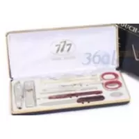 777(THREE SEVEN)-DS-636ZG 8件套(斜口指甲刀/中指甲刀/指甲锉/死皮铲/眉夹/修容剪/耳挖/双