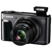 佳能(Canon)PowerShot SX720 HS 数码相机 黑色(2030万像素 40倍光变 24mm超广角)