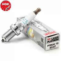 NGK双铂金火花塞 PFR6W-TG 5547 单支装 适用于奥迪A6L