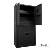 FUJIxerox 办公柜 储物柜 保密柜 双节-黑色带抽屉