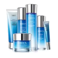 伊贝诗 (RIBECS)深海凝萃弹润娇颜护肤品套装 补水保湿 紧致弹润 修护滋养 淡化细纹化妆品组合