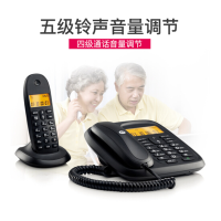 晨光数字无绳电话机 无线座机 子母机一拖一双免提套装CL101C