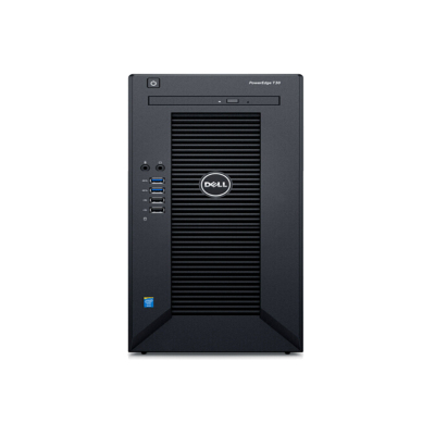 戴尔(Dell)T30塔式服务器台式电脑主机(G5400 16G内存 1TB+256G硬盘 DVD 23.8寸)