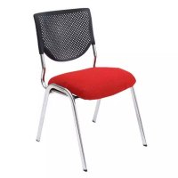 OFFEEL办公家具办公椅家用椅子座椅会议椅洽谈椅办公椅电脑椅椅子d3-14椅子红+黑