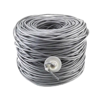 晶华 超五类网线 无氧铜网线 纯铜宽带网络线 家用监控双绞线工程