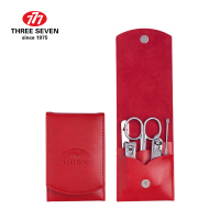 777(THREE SEVEN)指甲刀5件套NTS-6019红色