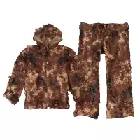 兵行者新式数码伪装衣伪装服套装吉利服网服装 荒漠色