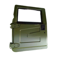 东风猛士EQ2050B越野车配件 车门总成 驾驶室车门总成