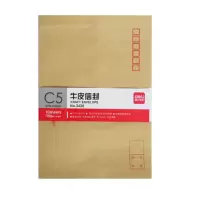 得力(deli) 3426 7号牛皮纸信封 邮局标准信封229*162mm 30只装