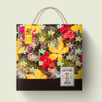 凯司令 秋实菌菇礼盒700g(茶树菇、剪花银耳、杏鲍菇、猴头菇、真姬菇、蛹虫草、桂圆、竹荪)