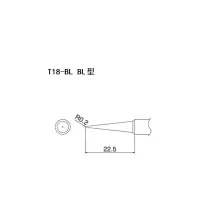 原装进口HAKKO(白光) FX888D专用焊嘴圆尖型 T18-BL 不涉及维保