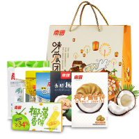 南国 海南特产零食组合1067g 椰子糖曲奇糖果 休闲零食盒装CQZY