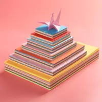新品热卖彩色纸复印纸手工精美折纸学生教学DIY专用纸a5-10色100张