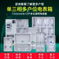 插卡式透明电表箱 三相一户