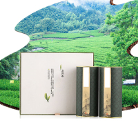 龙井茶 二级125g*2 礼盒装龙井茶茶叶茗茶（盒）