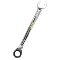 史丹利(STANLEY)公制精抛光双向棘开两用快扳(17mm) 89-474-1L-22