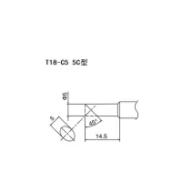 原装进口HAKKO(白光) FX888D专用焊嘴马蹄型 T18-C5 不涉及维保