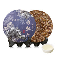 春逸茗茶 2015年花香白牡丹 福建陈年老白茶 白牡丹茶饼350g