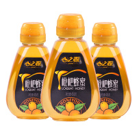 [三瓶装]心之源 枇杷蜂蜜 成熟枇杷土蜂蜜456g*3瓶