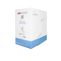 [规格:直径0.5mm 100米]海康威视超五类网线家用室内无氧铜电脑宽带监控网络线原装