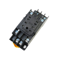 德力西 PYF08A 8脚JQX-13F/2Z CDZ9-52P HH52P MY2NJ 中间继电器底座(10个装)