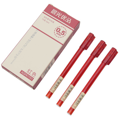 晨光 中性笔优品 AGPA1701 红0.5 12支/盒