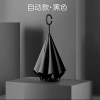 B2B 雨伞 反向伞双层免持式全自动一秒收伞