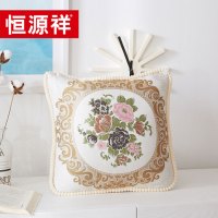 恒源祥 绣花中式靠枕被 繁花HYX017ZX
