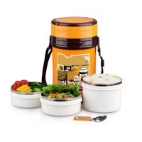 三层真空保温饭盒2800ML